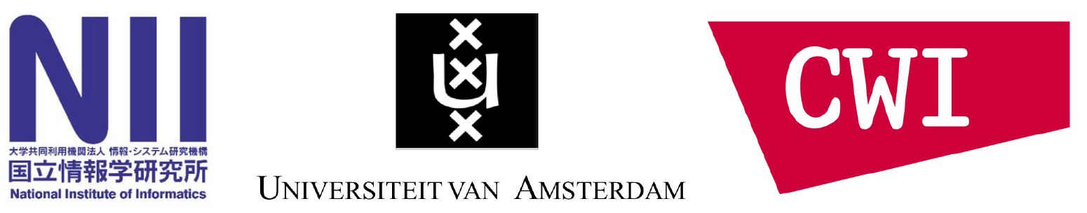 NII · University of Amsterdam · CWI